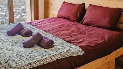 Cottage alpin : chambre 1