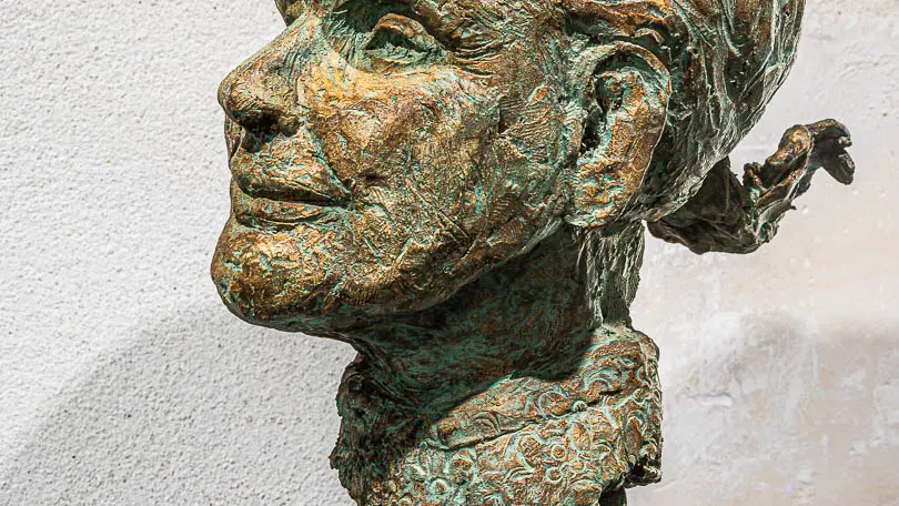 She /patinated terracotta