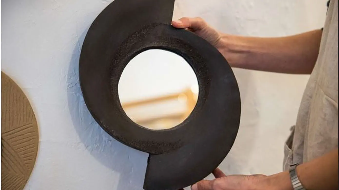 Miroir en céramique