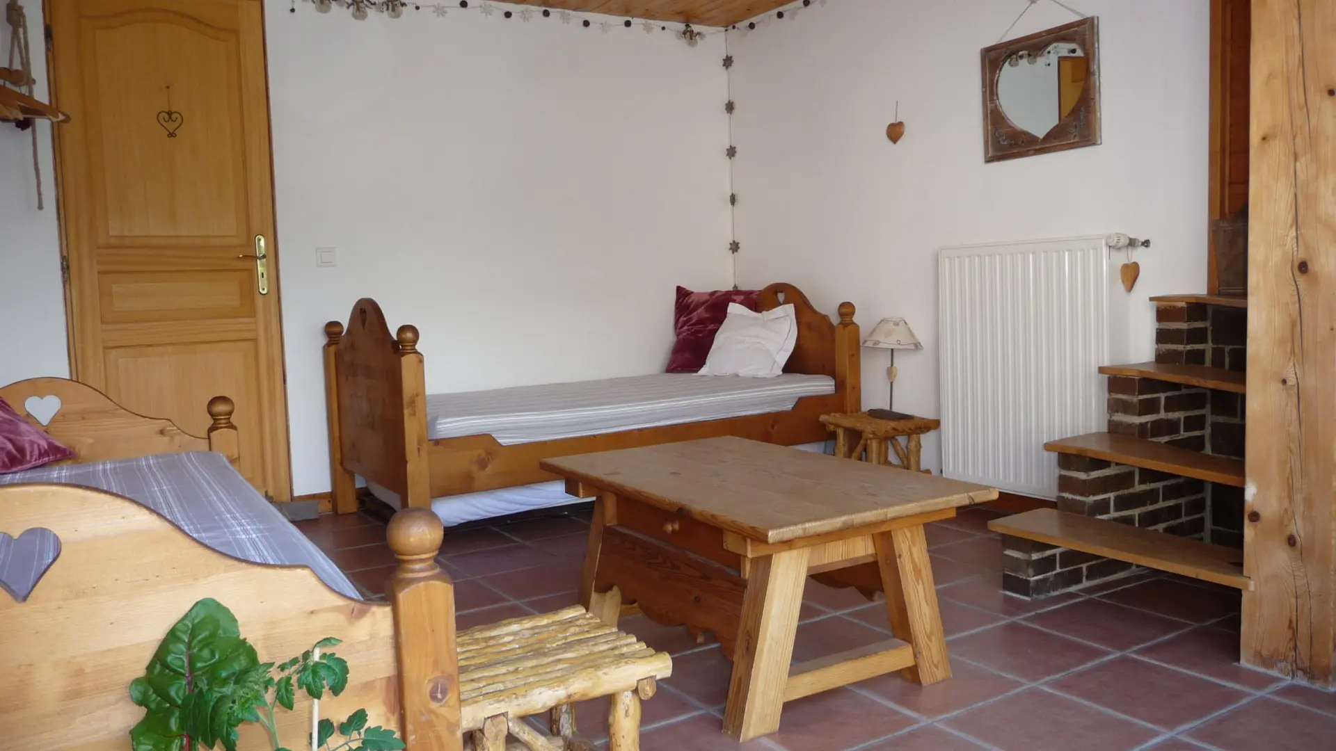 Chambre duplexe Savoyarde rdc