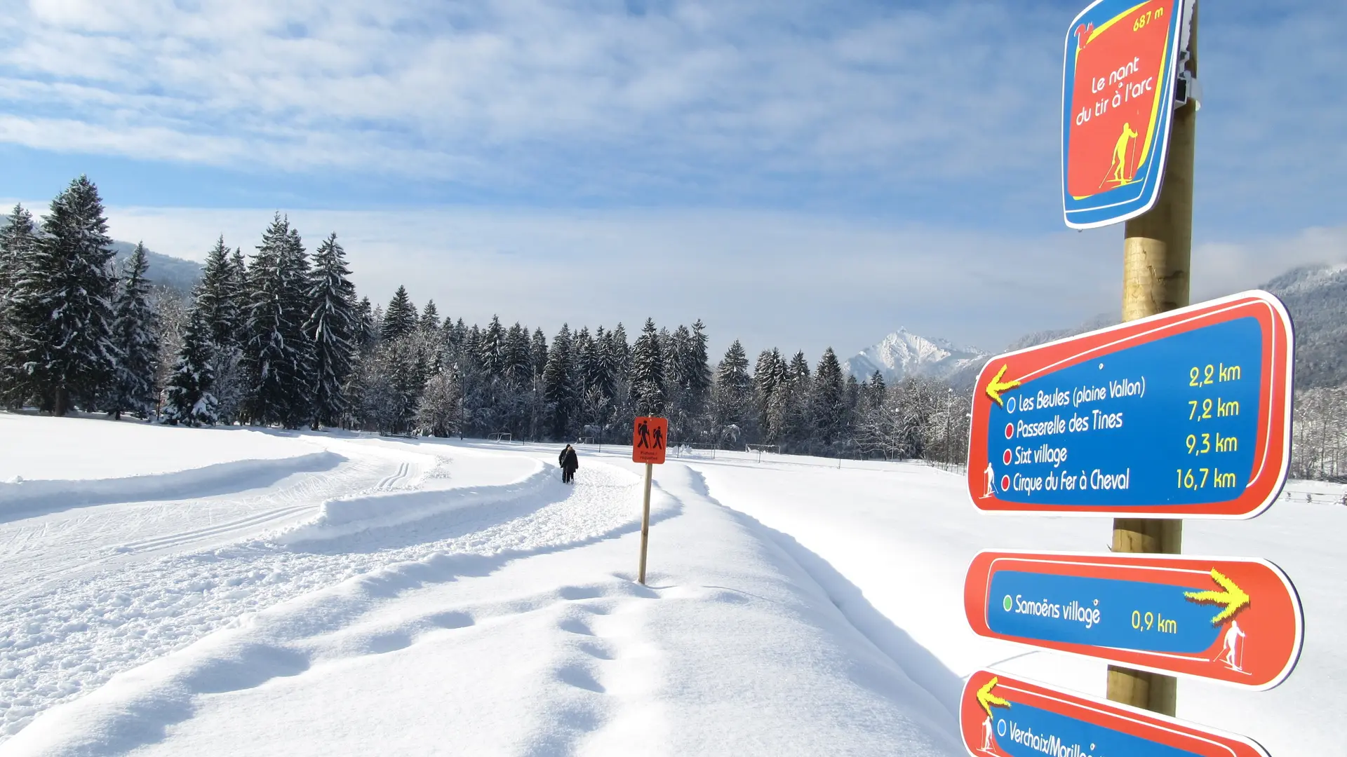 pistes du domaine nordique du Haut-Giffre