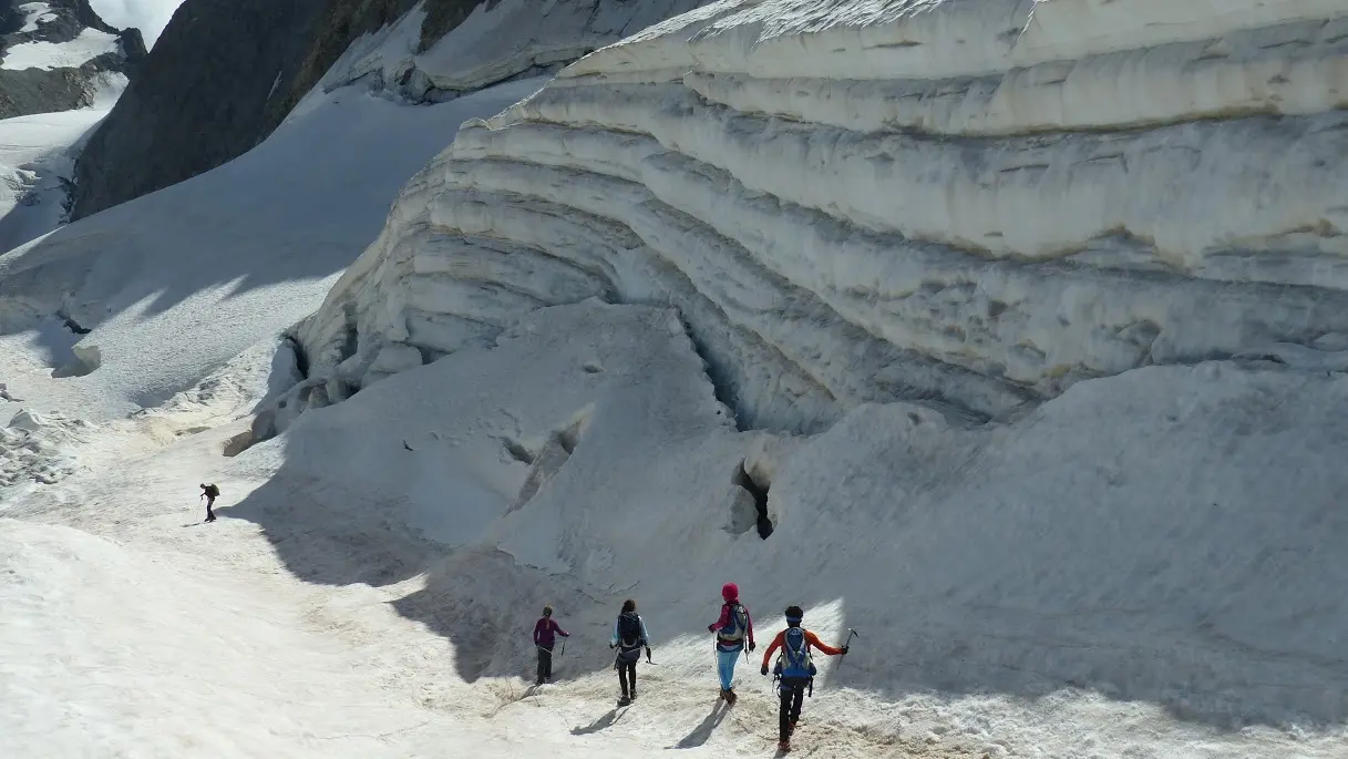 randonnée glaciaire