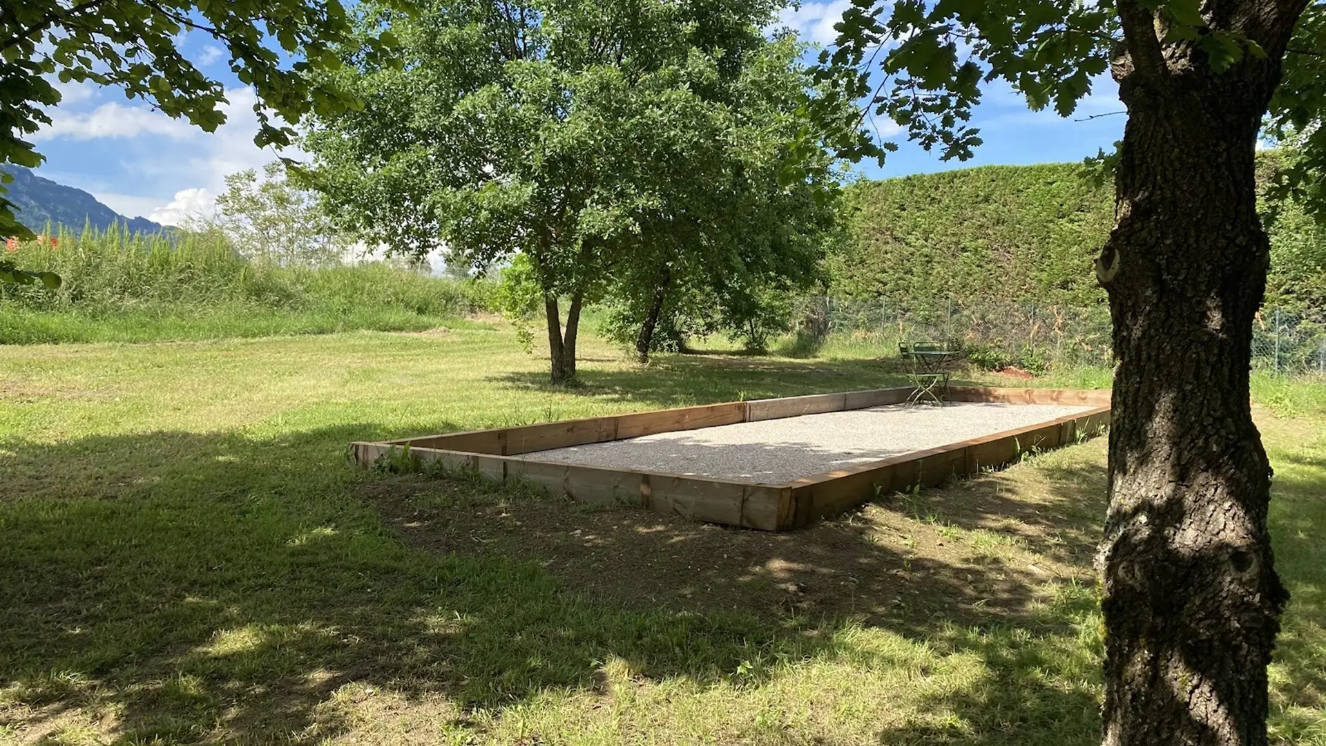 Terrain de pétanque
