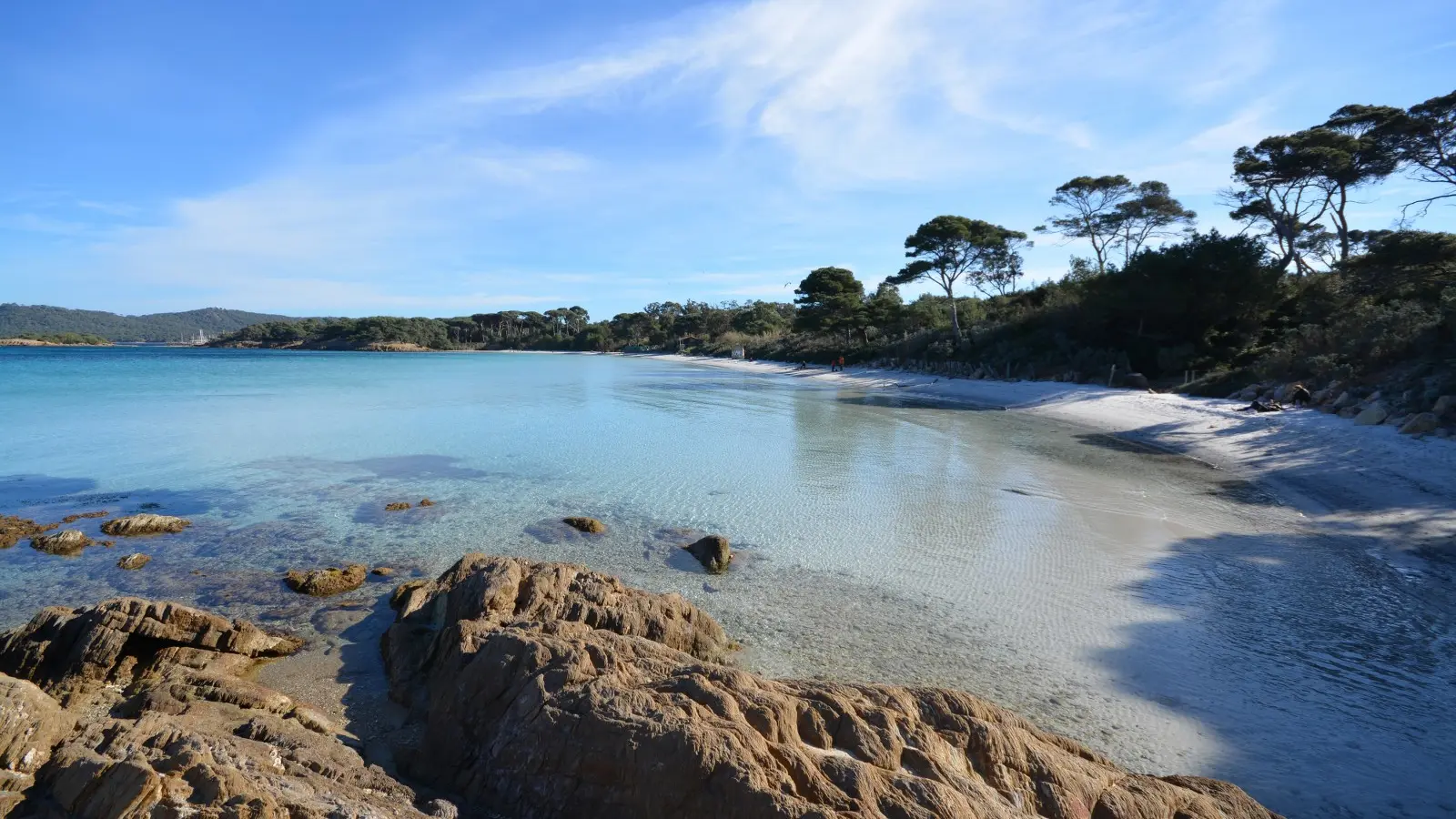 Plage d'Argent à Porquerolles