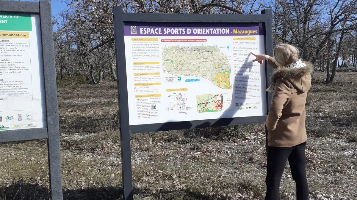 Espace sportif d'orientation le Petit Gaudin Mazaugues