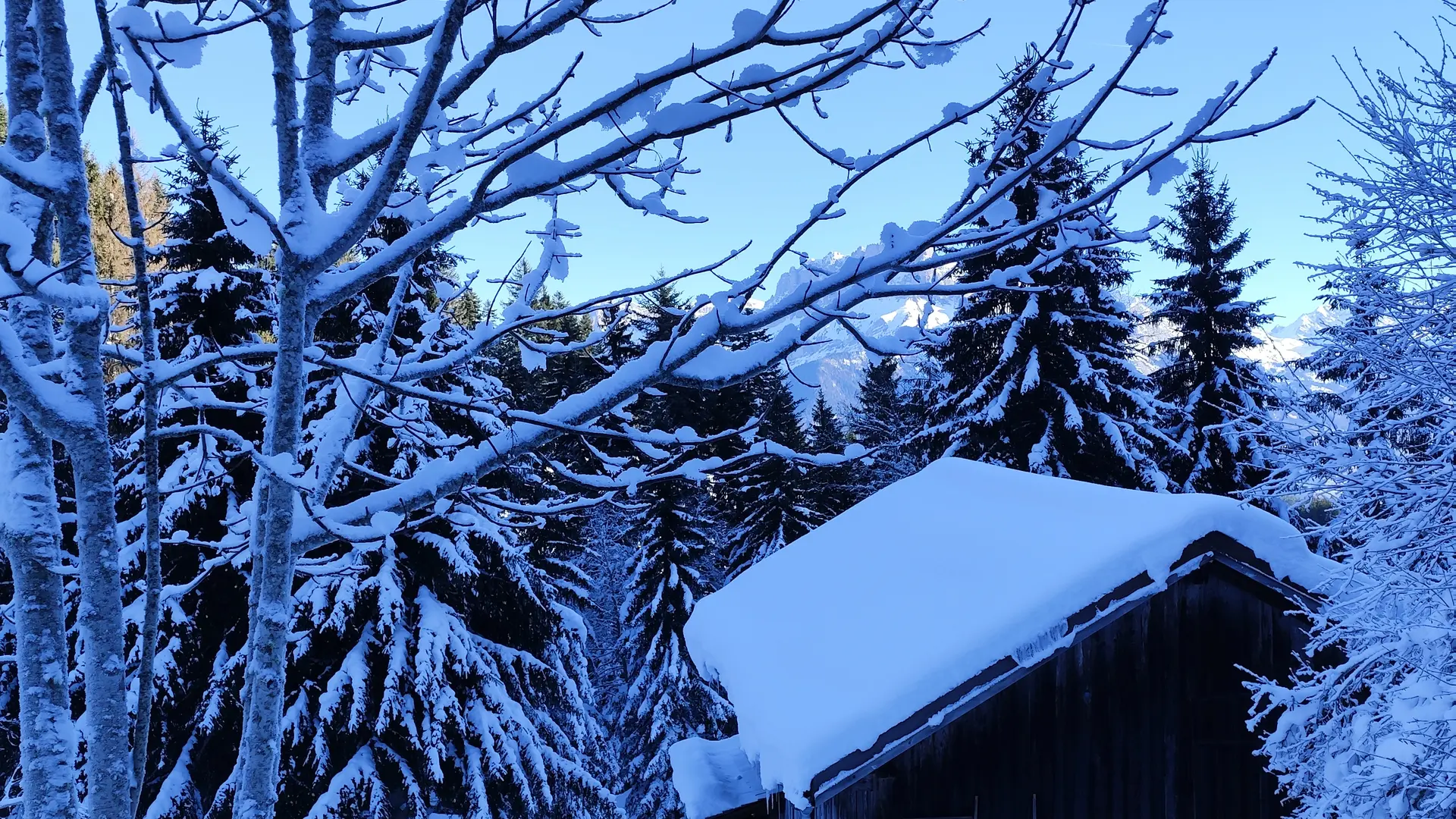 Chalet à prooximité du sentier
