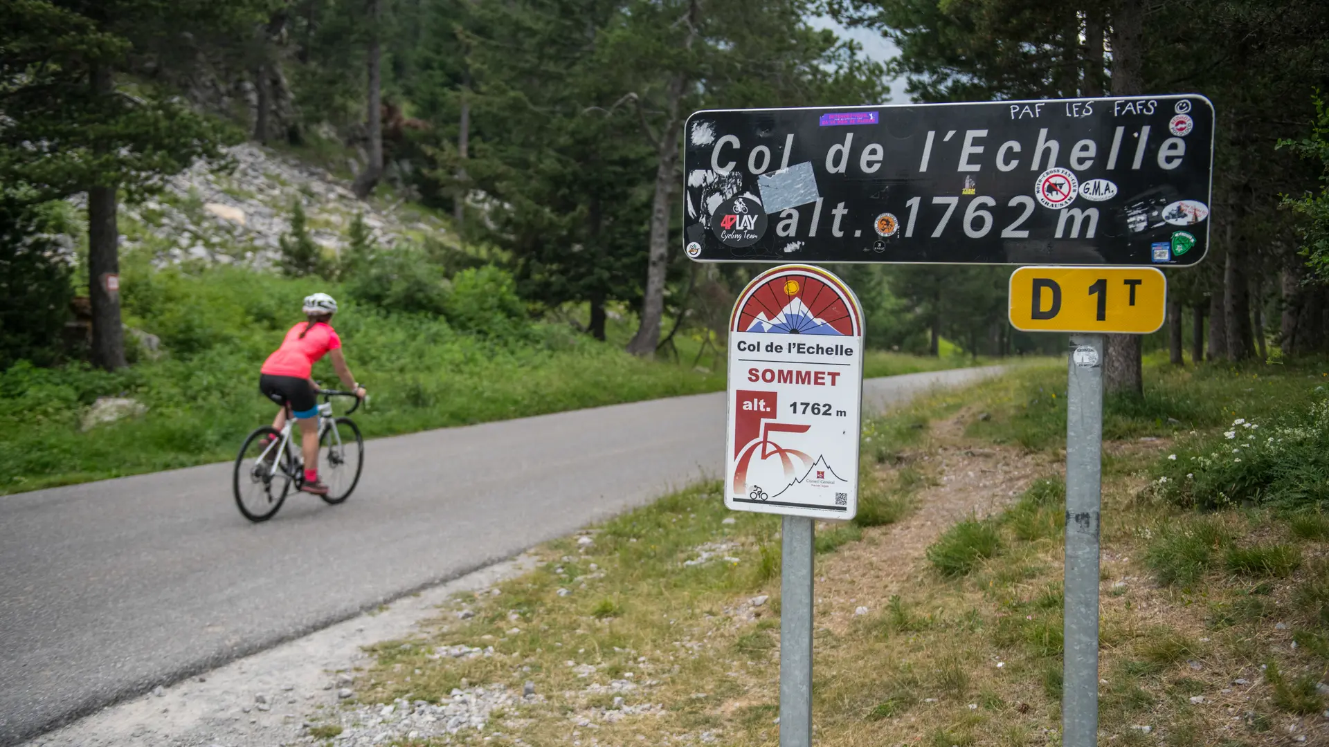 Arrivée au col de l'Echelle - Vallée de la Clarée