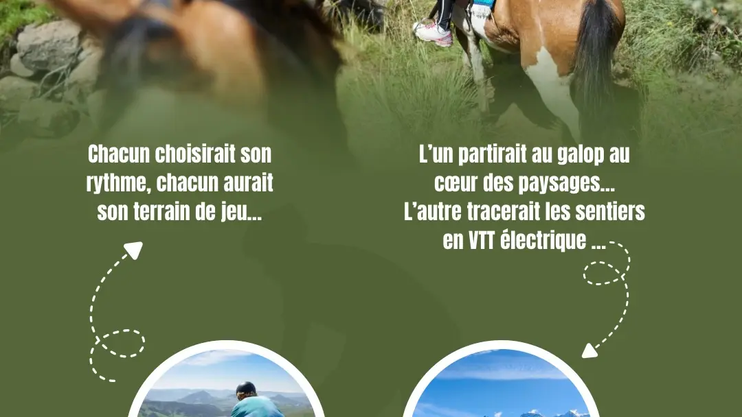 Trek Duo Passion VTTae et Equitation dans les Aravis_Le Grand-Bornand