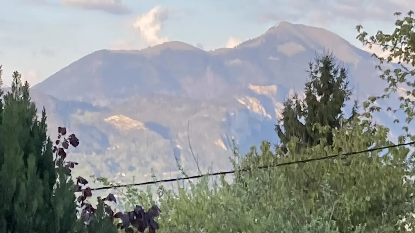 Le Môle depuis la fenêtre des chambres (Massif du Chablais)