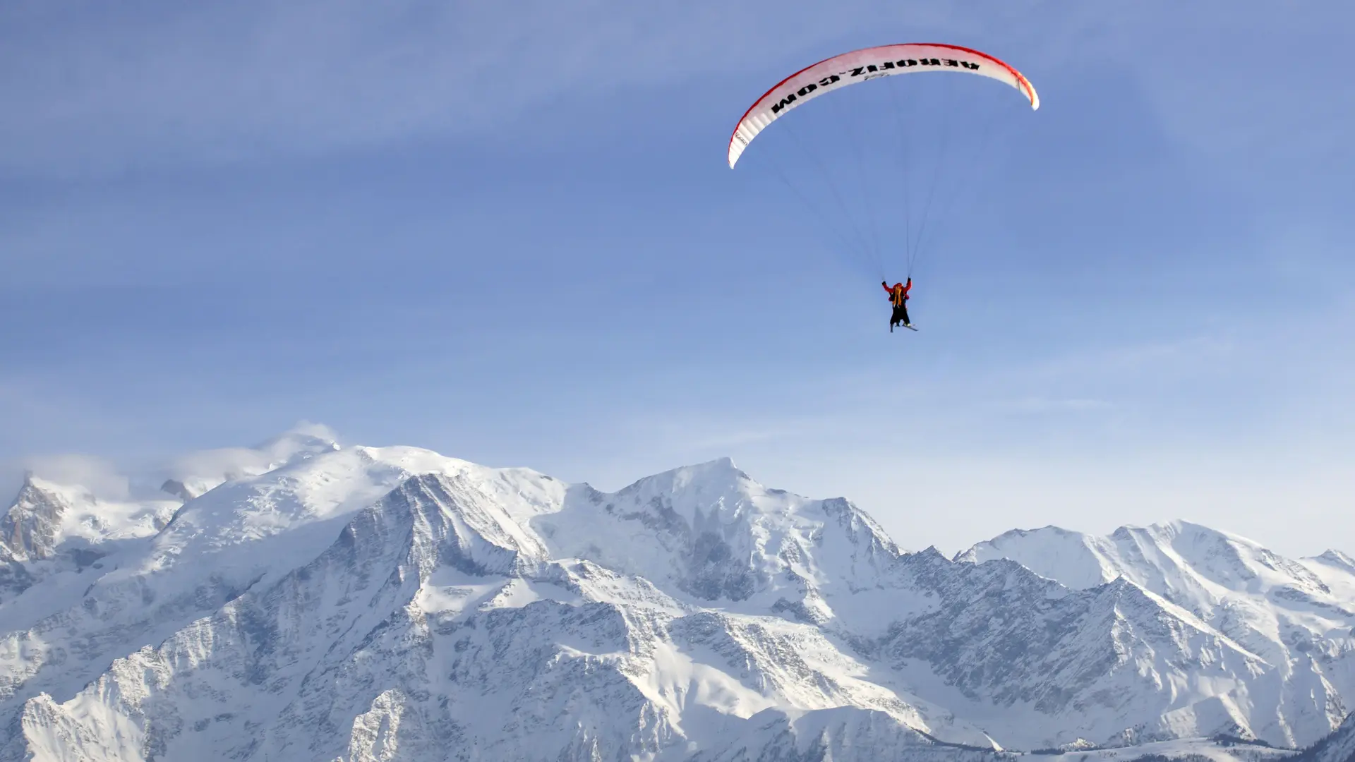 Parapente bi-place chaine du Mont-Blanc