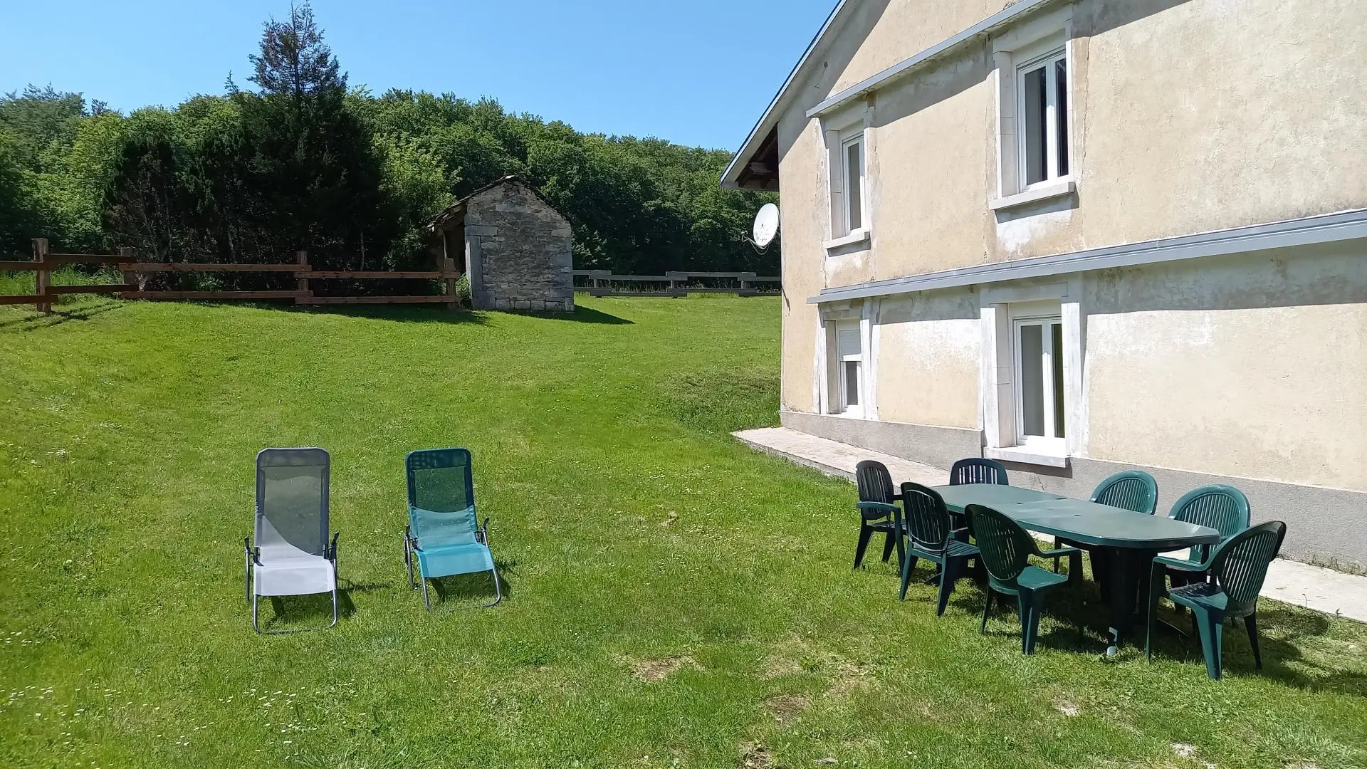 coin détente avec transats