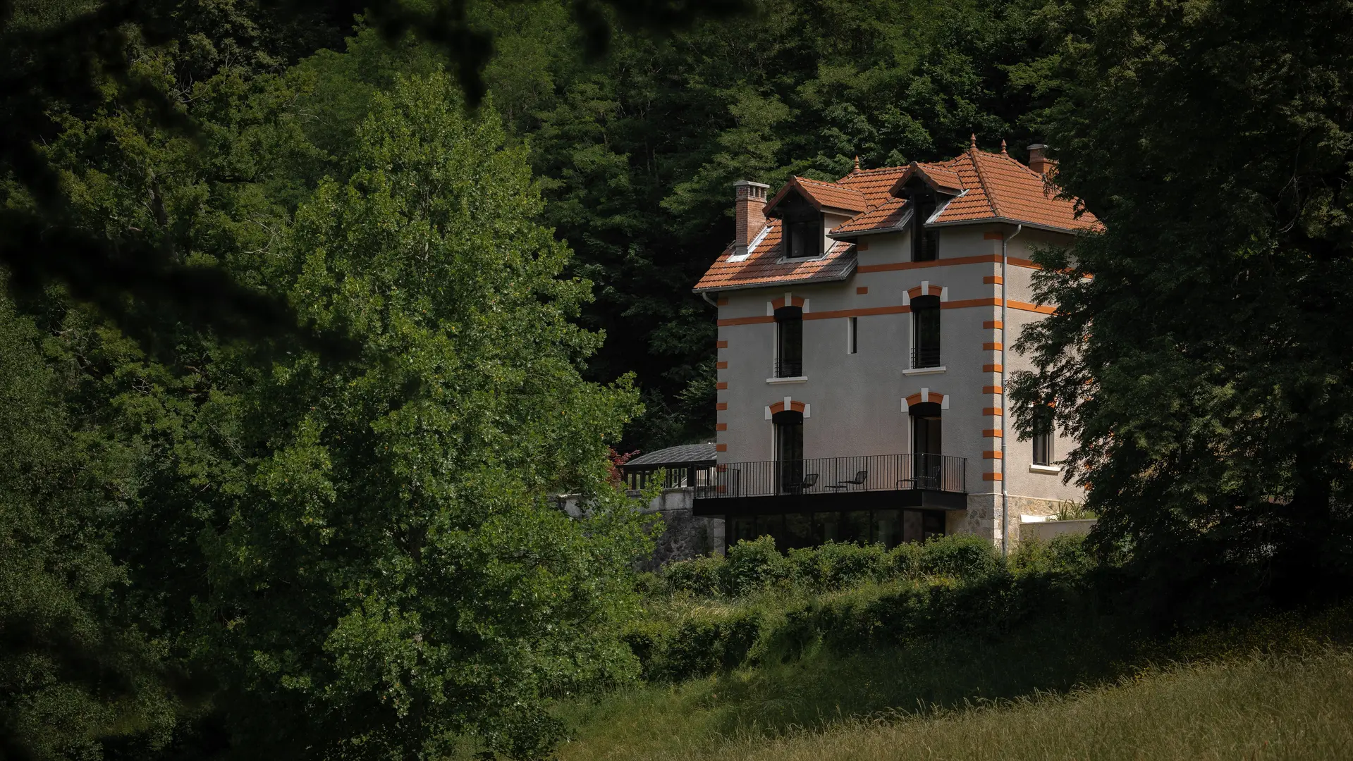 Vue extérieure avec le parc