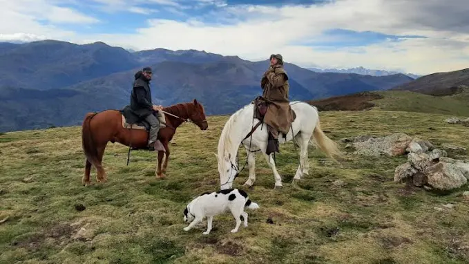 Balade à cheval avec vue