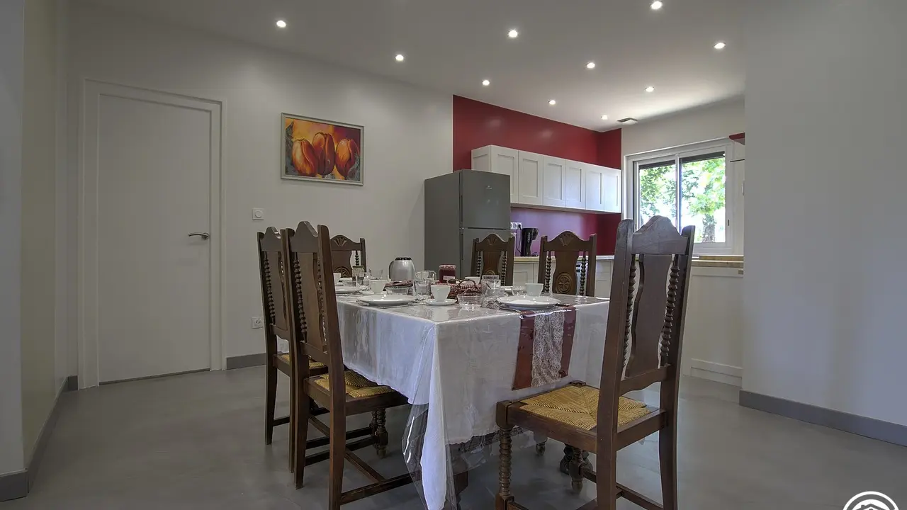 Coin repas et cuisine commun