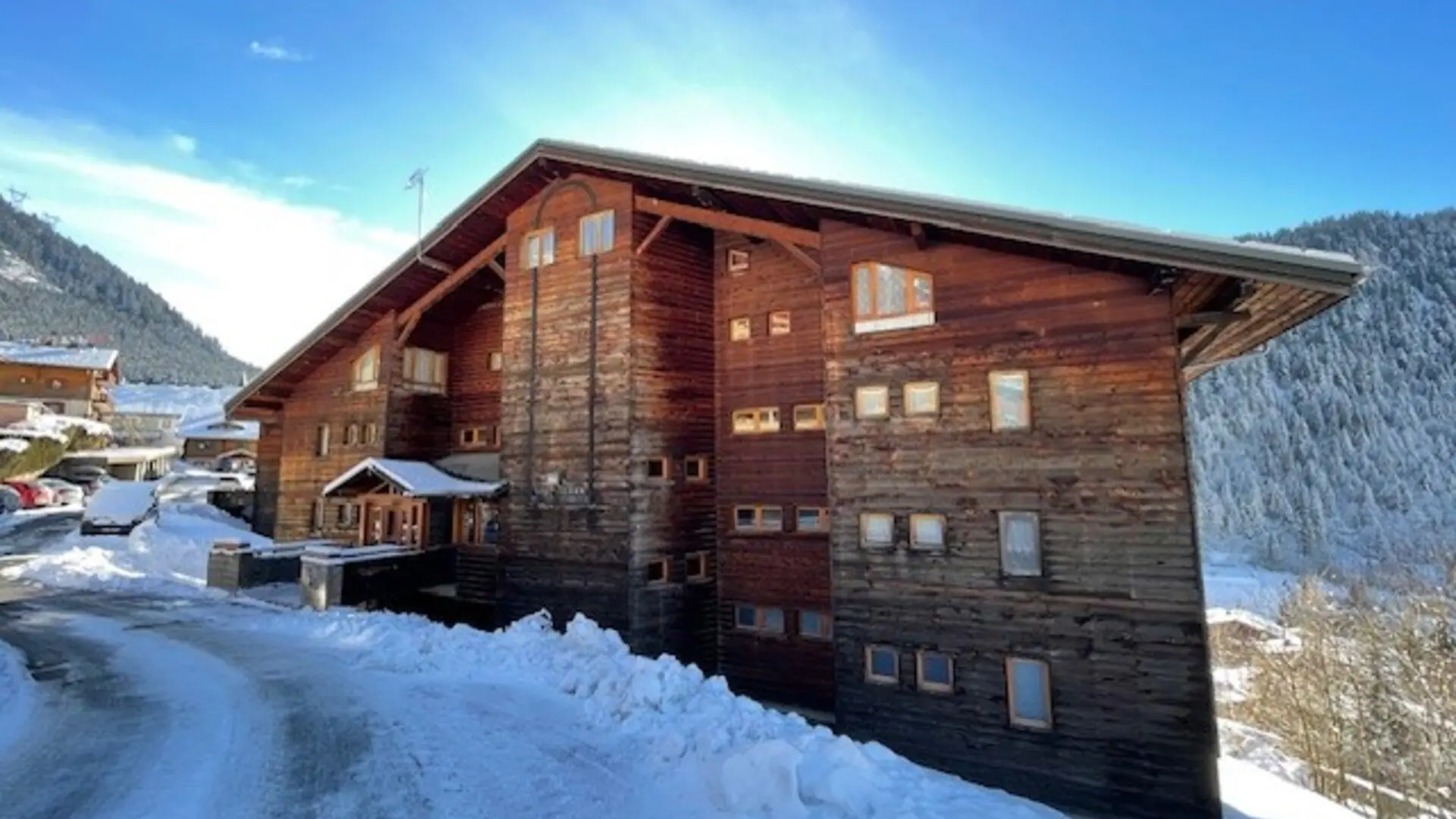 Extérieur hiver - Studio Val Pierre