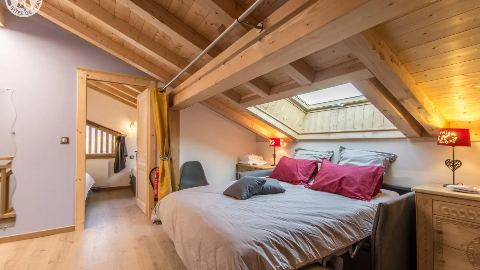 Canapé convertible en mode 'couchage'