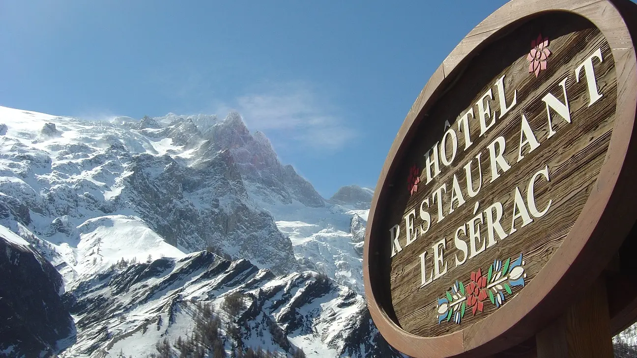 Vue sur la Meije et ses glaciers