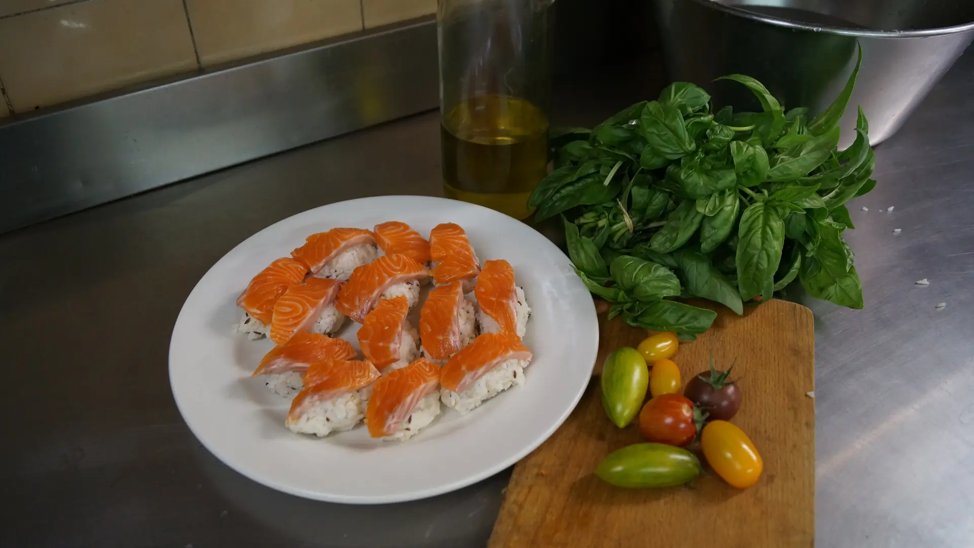La truite de Châteauroux - Auberge la Grande Ferme SAINT-ANDRÉ D'EMBRUN