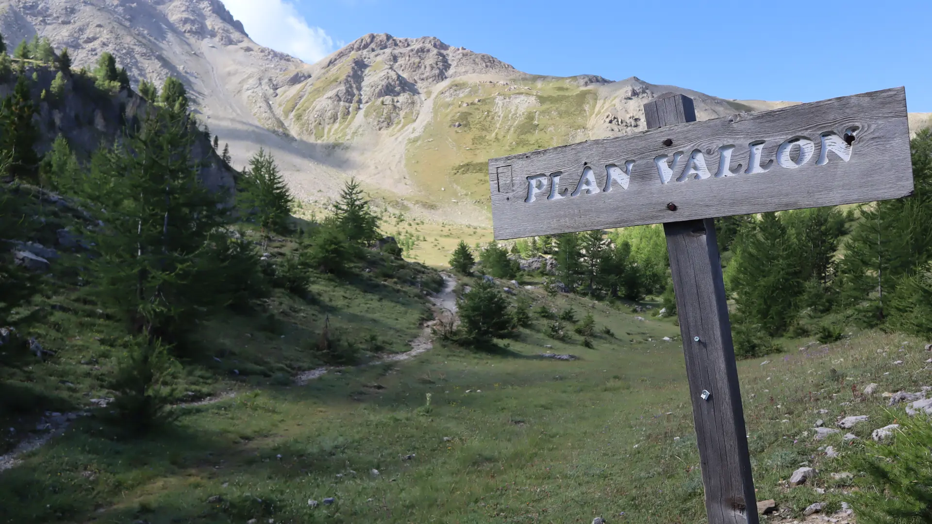 Arrivée à plan Vallon