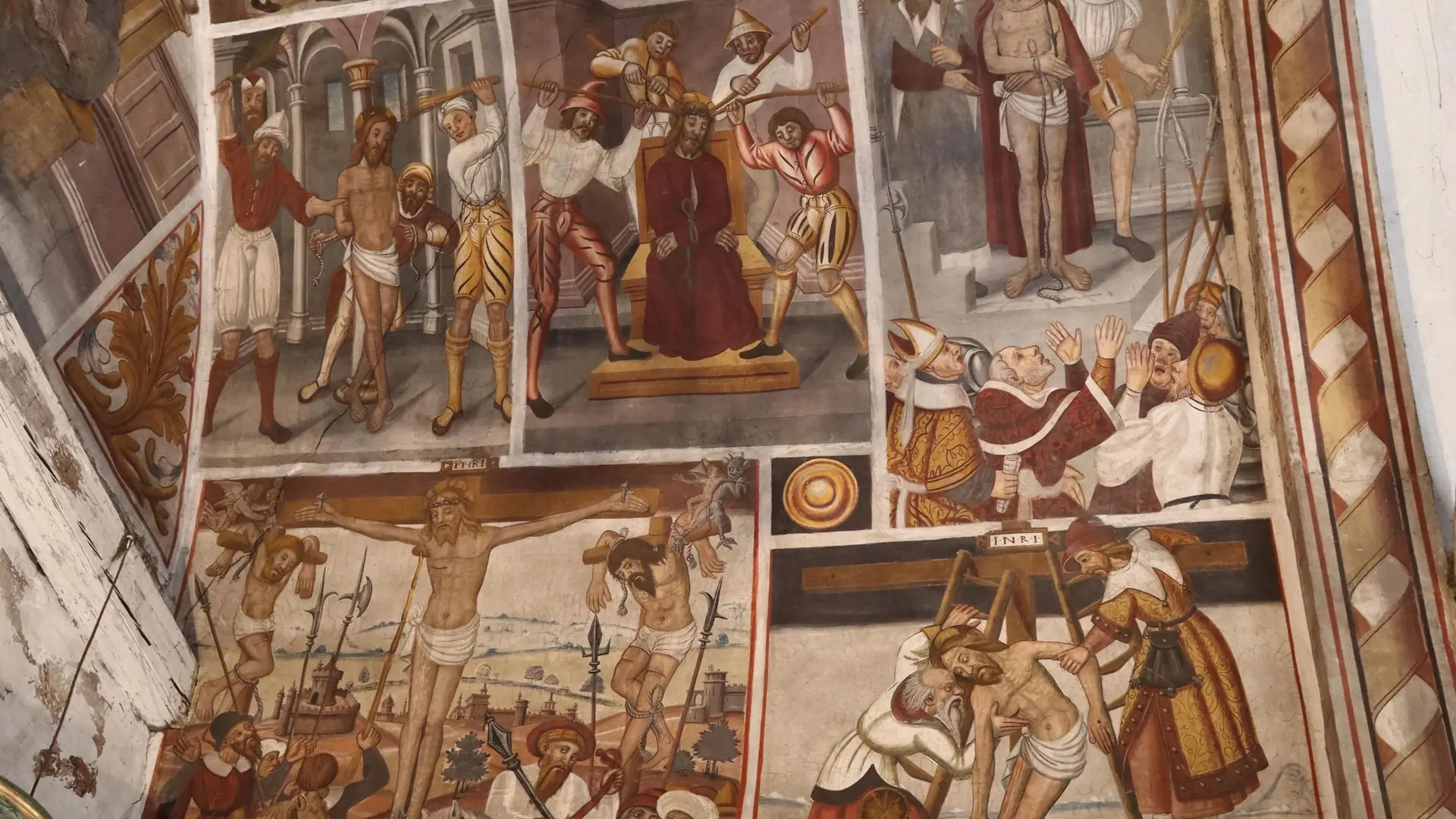 Fresque, église Saint Sébastien de Plampinet