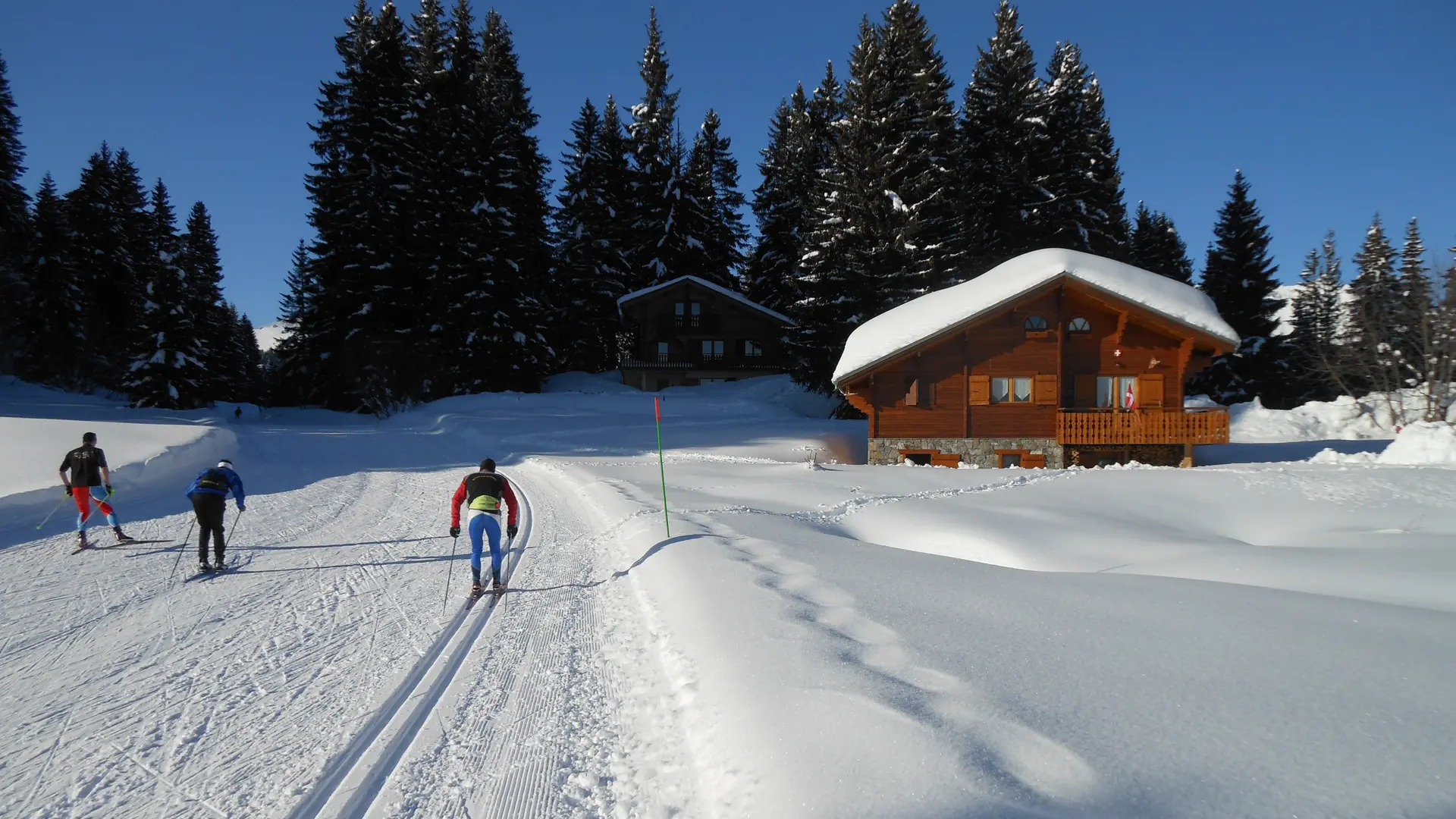 Chalet en hiver