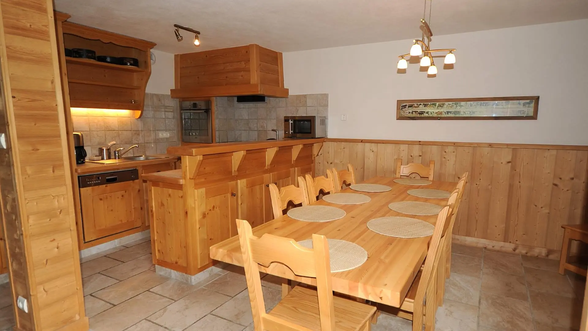 Cuisine - coin repas - Appartement Paradisio
