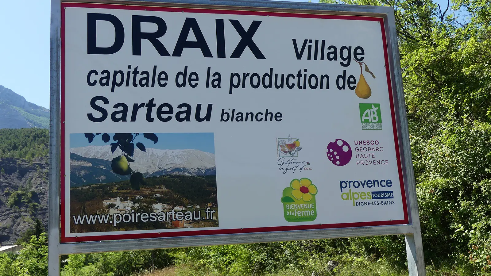 Draix village de production de la poire Sarteau