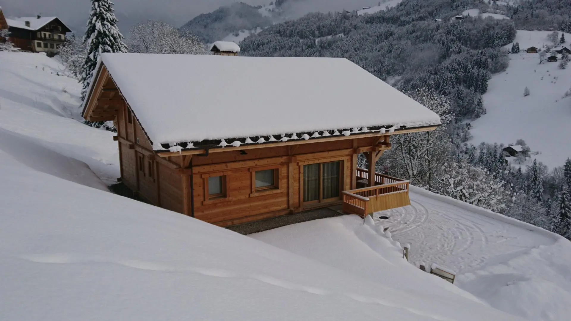 Le Chalet en hiver