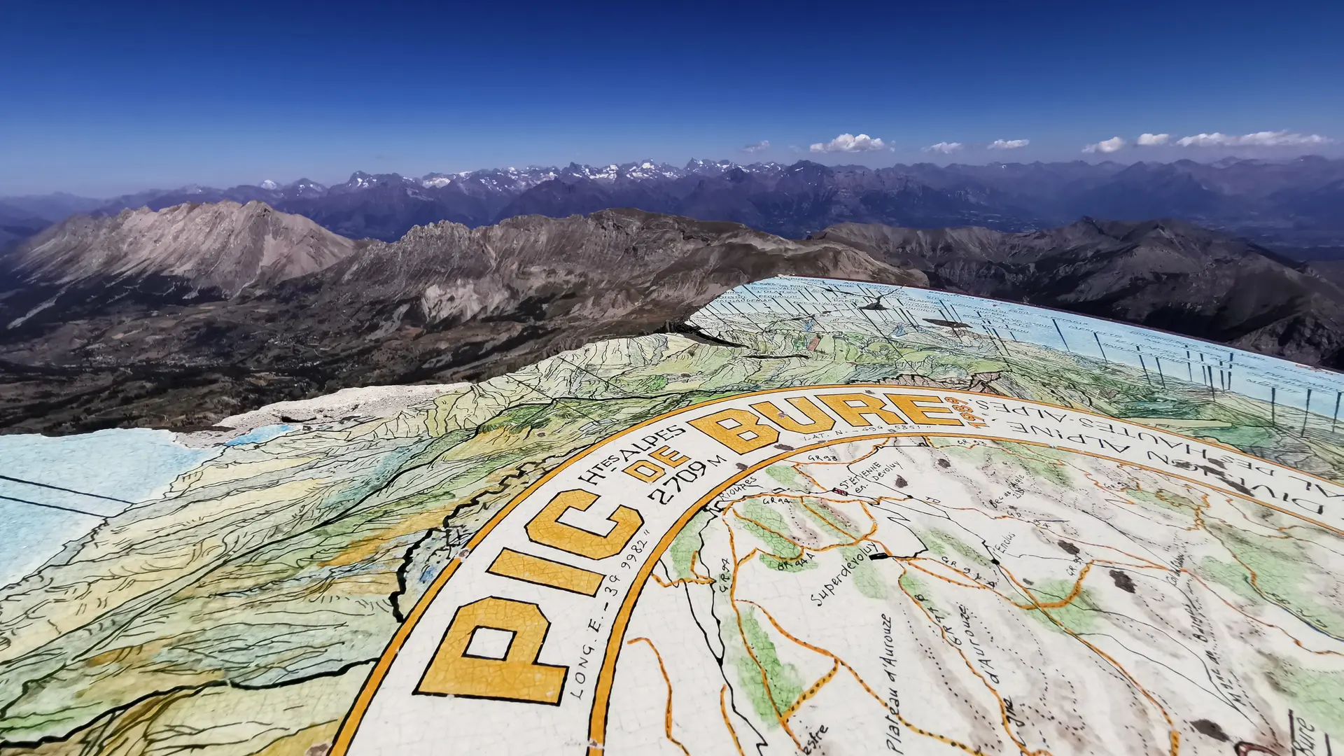 Pic de Bure depuis les Sauvas