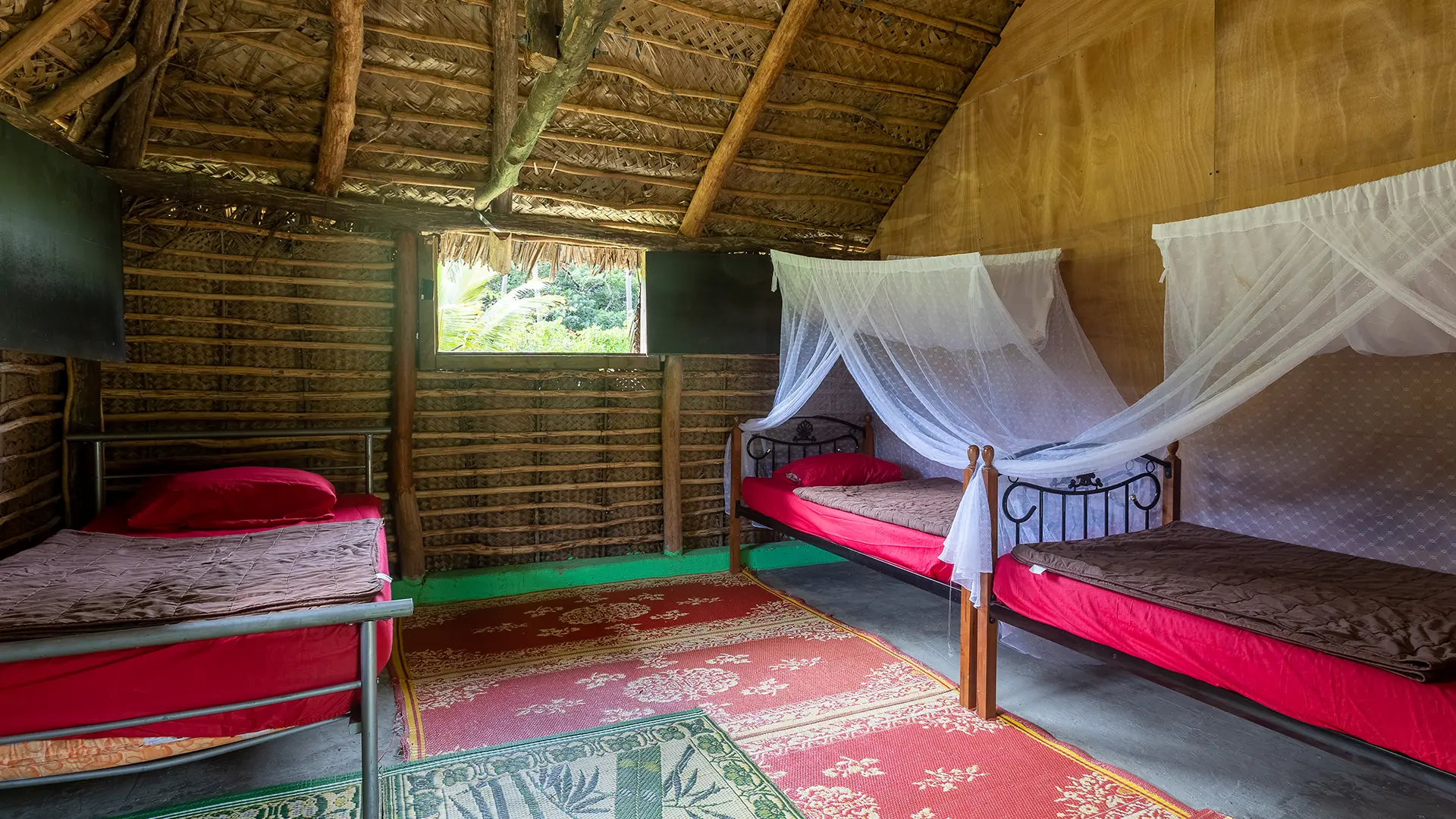 Hut interior