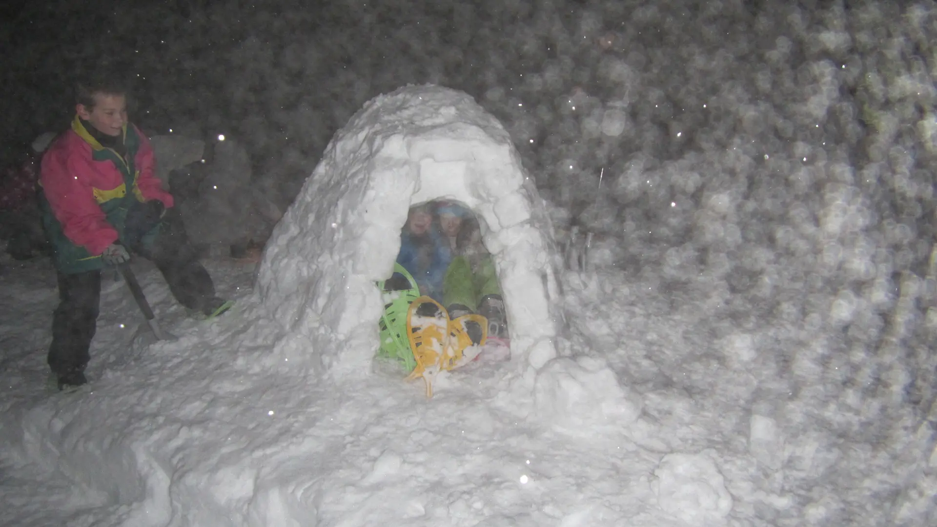 Tous à l'abri ! il neige !