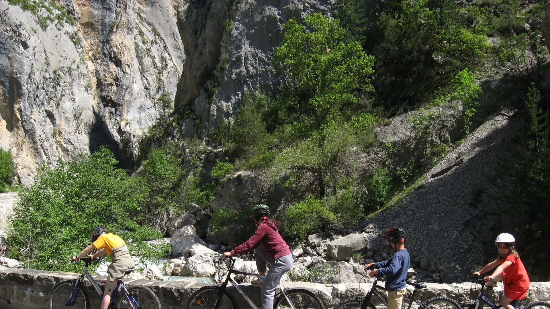 Descente des clues en vélo