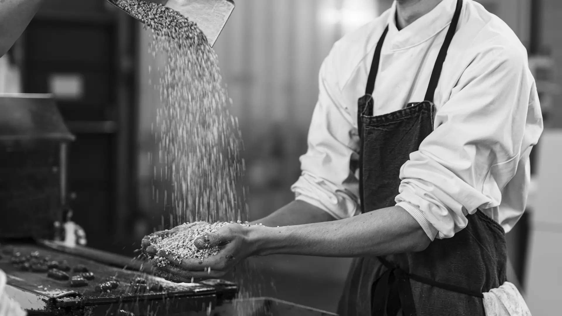 Extraire un praliné fin avec des noisettes concassées ...