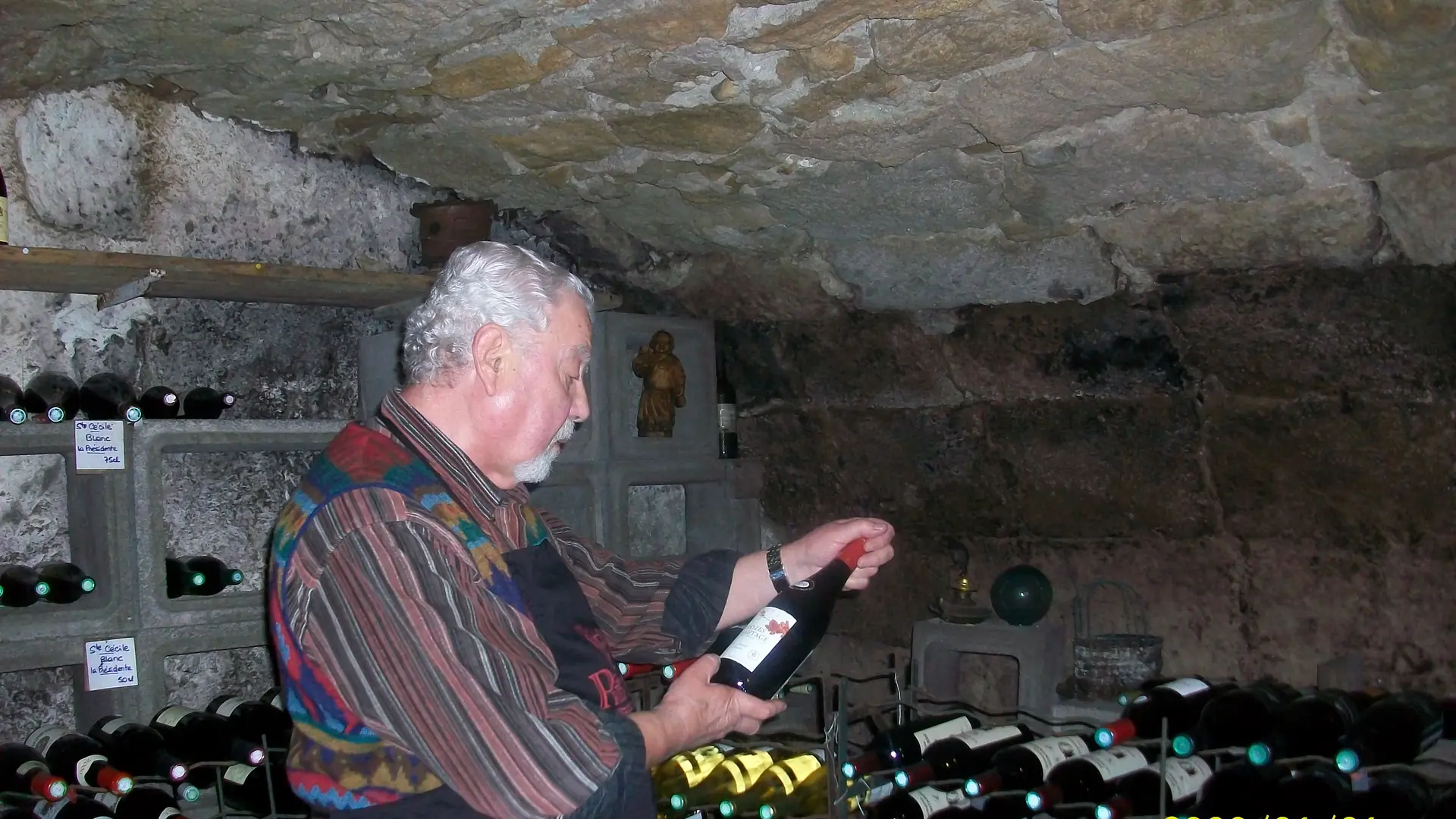 Cave à vin - Auberge des Papes