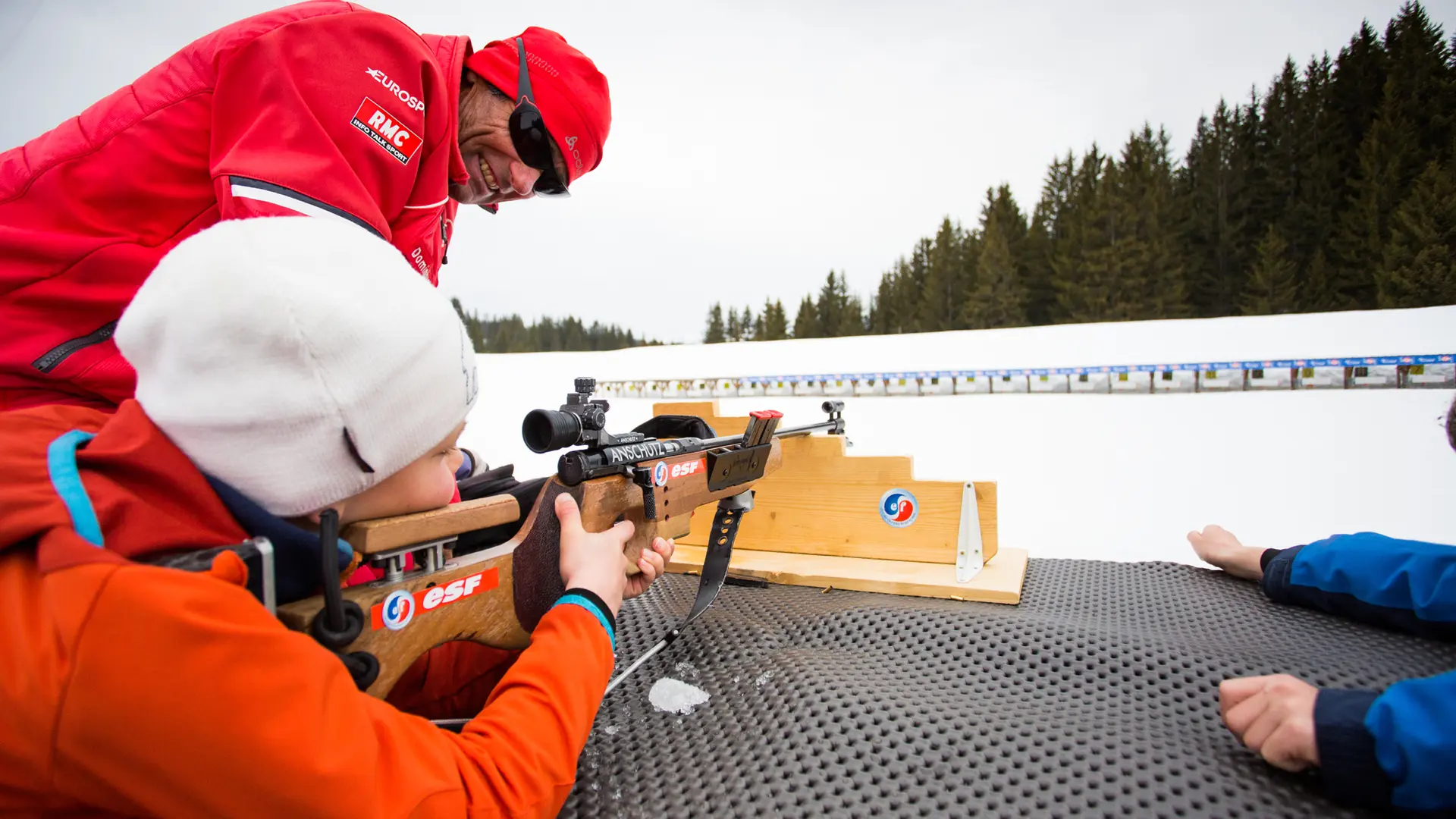 Biathlon tir couché