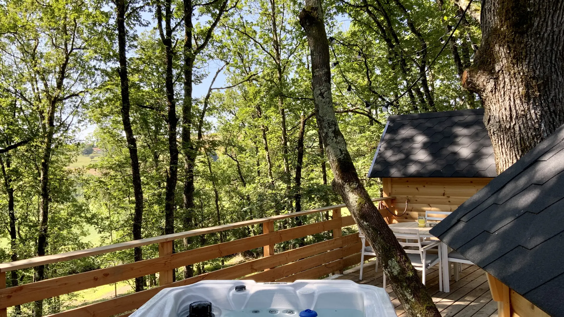 Terrasse jacuzzi