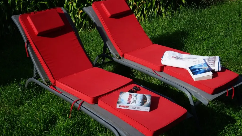 Liegestühle für einen Moment der Entspannung