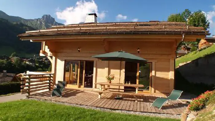 Terrasse/ Terrace - Chalet la Perle des Neiges - Le Grand-Bornand