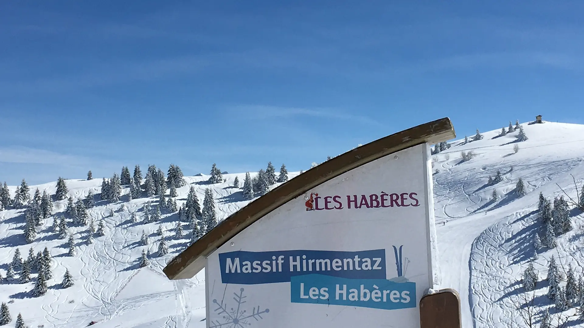 domaine skiable les Habères- vue du sommet des crêtes