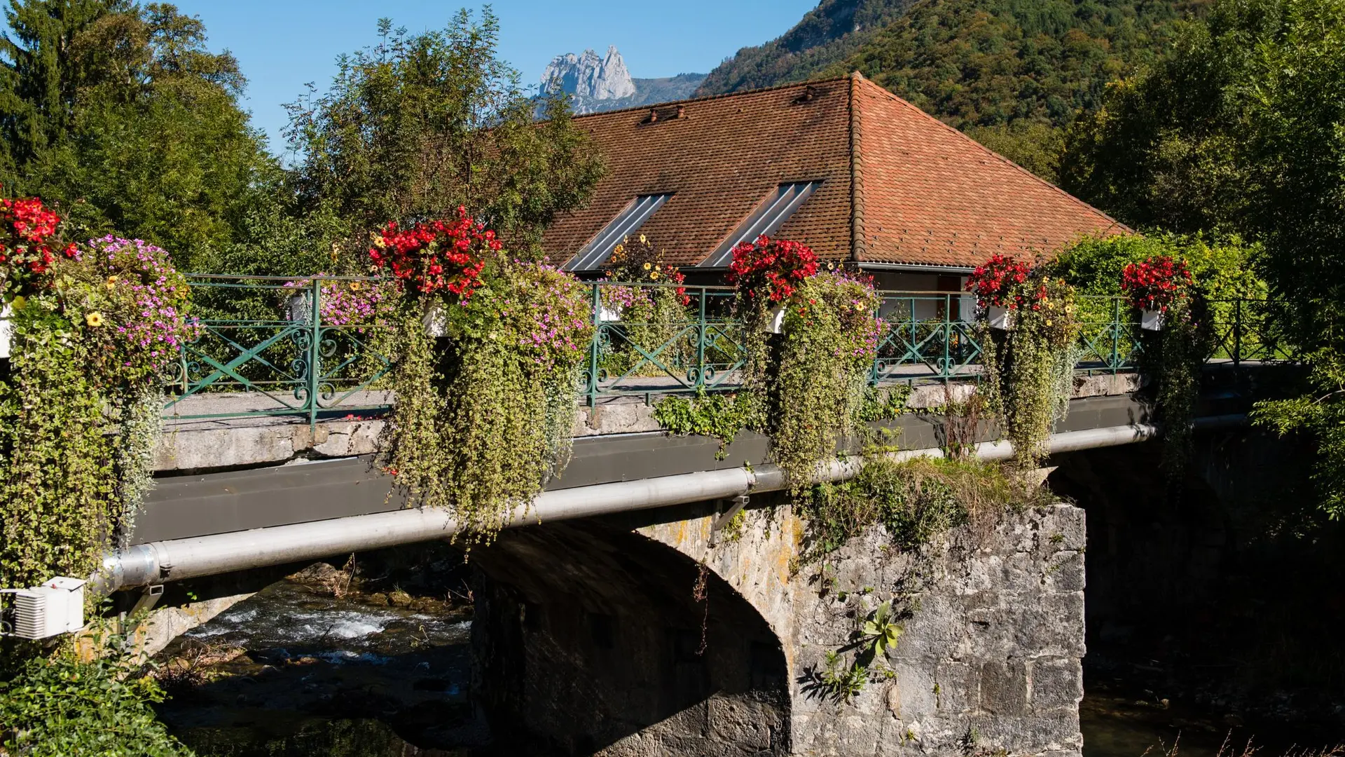 Pont de Verthier fleuri