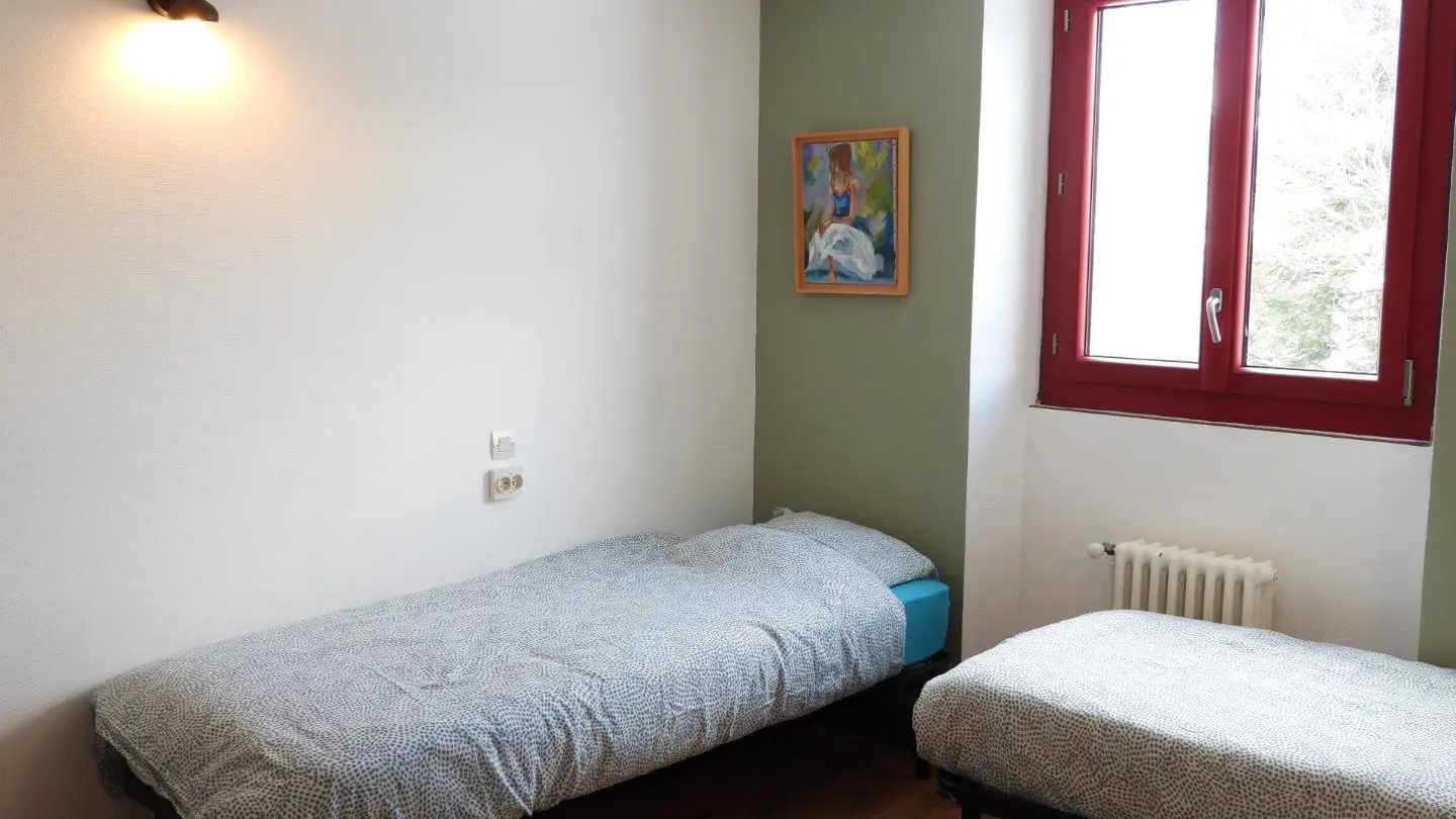 chambre du gite les carlines Demi pension