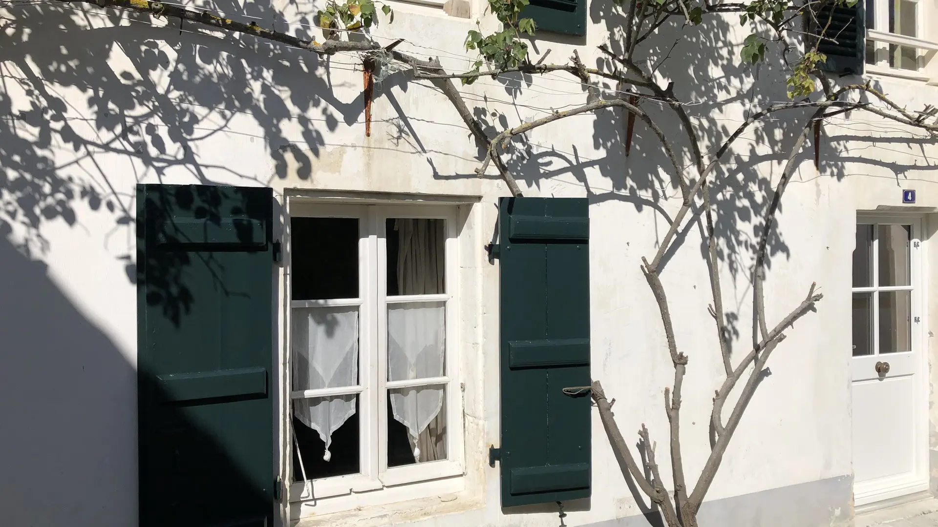 Vue de la venelle, exposition Est