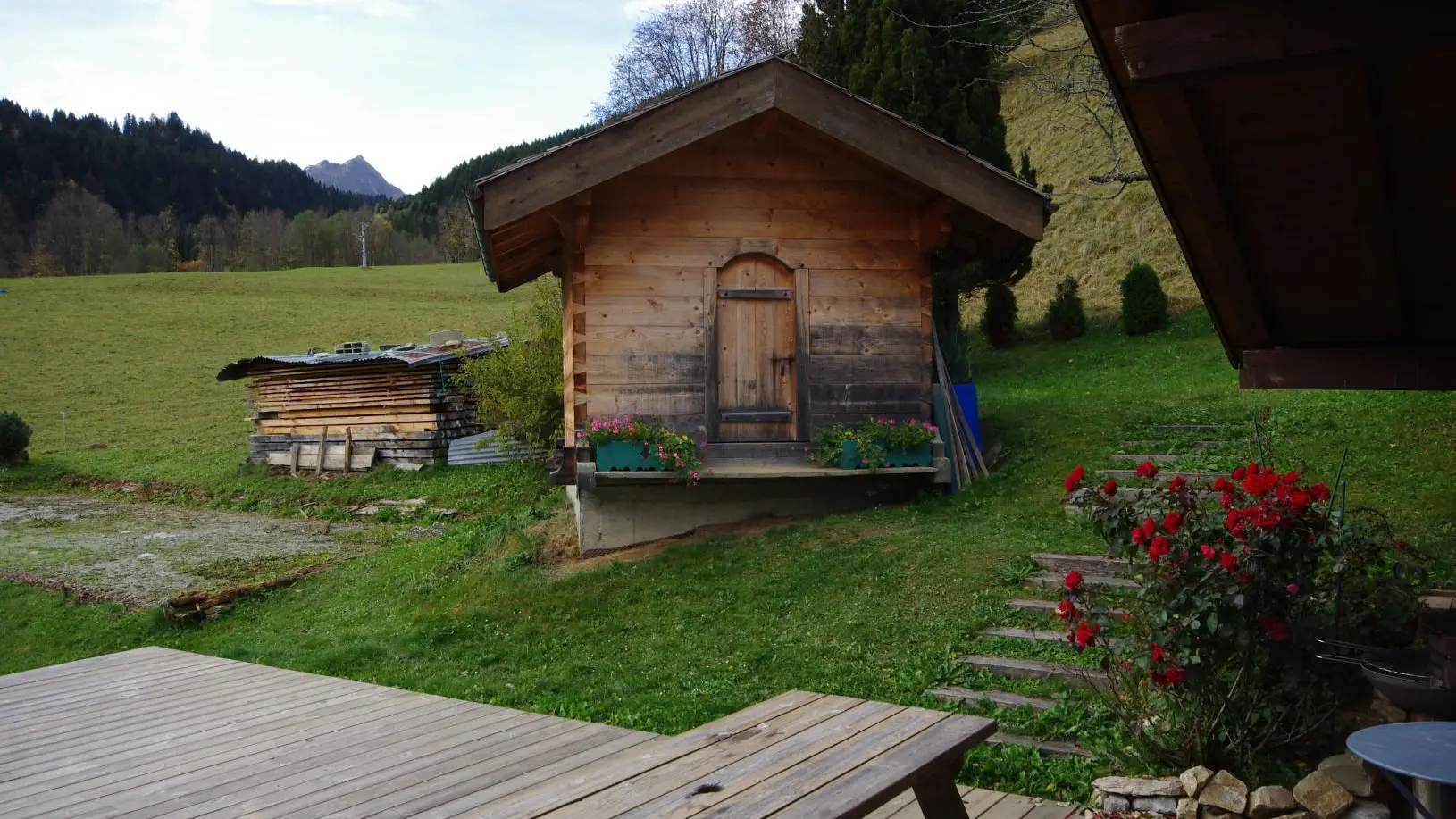 Terrasse plein sud de plein-pied sans vis-à-vis