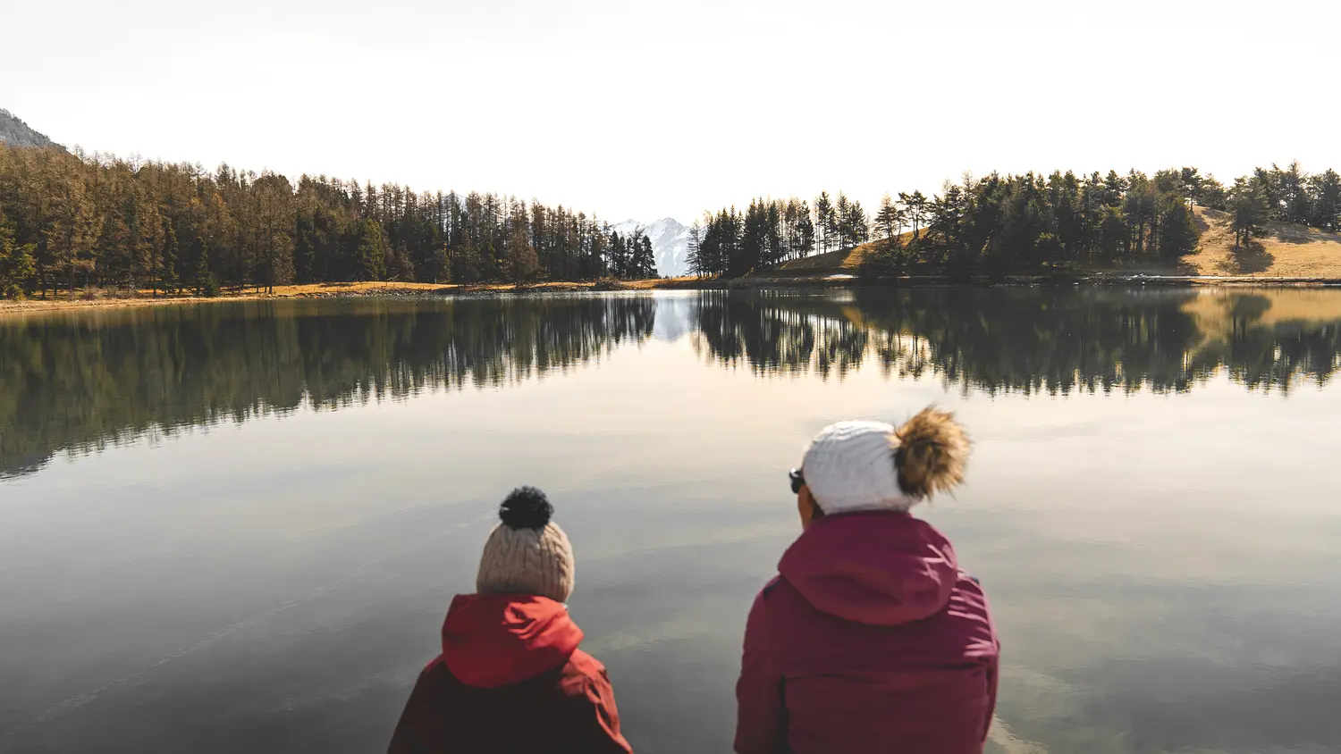 Pause contemplative au lac des barbeyroux