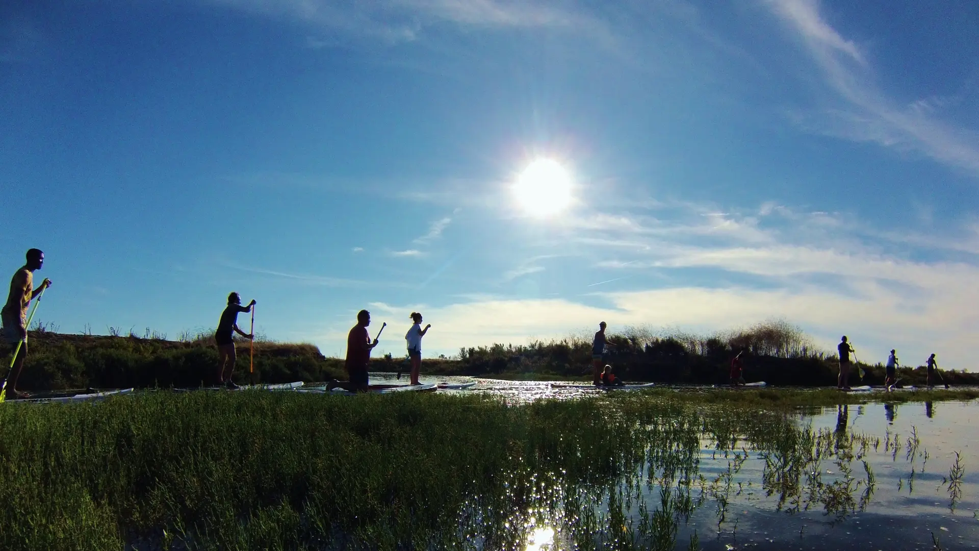 Randonnée en stand-up paddle dans les espaces naturels