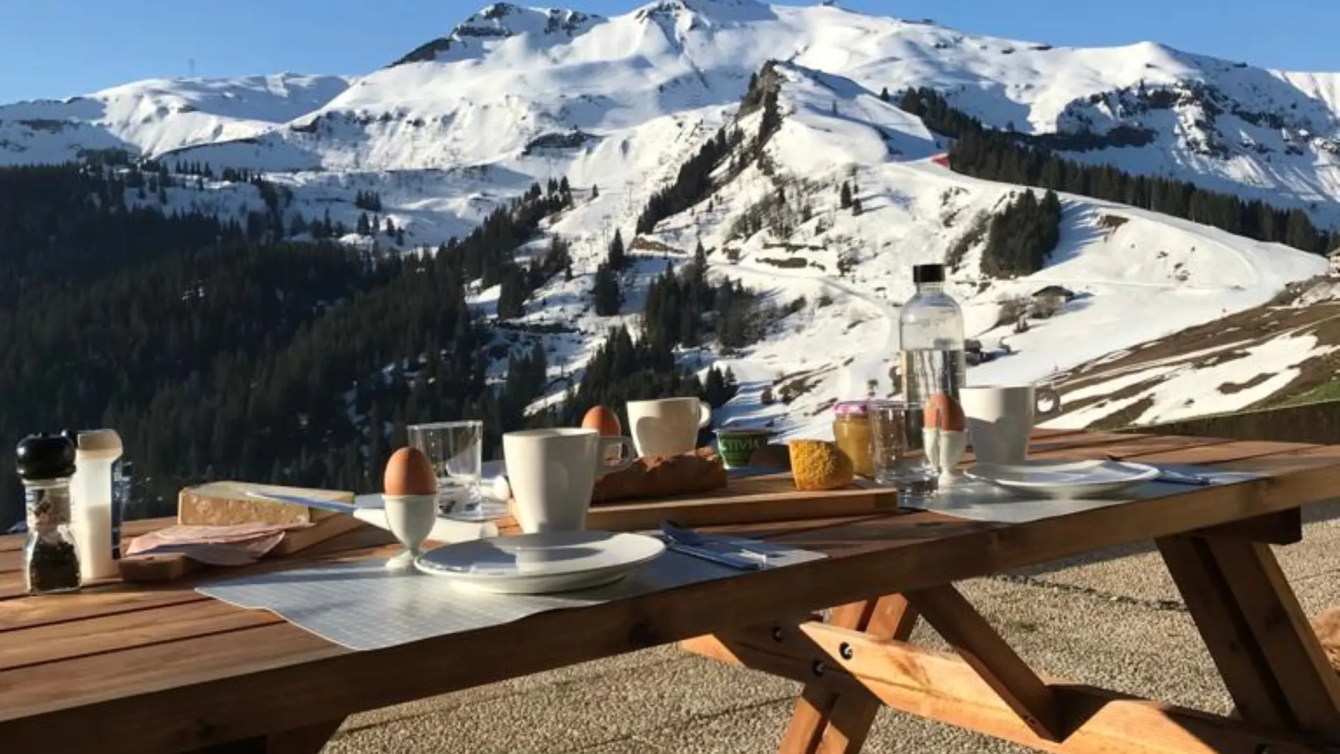 Vue sur les montagnes