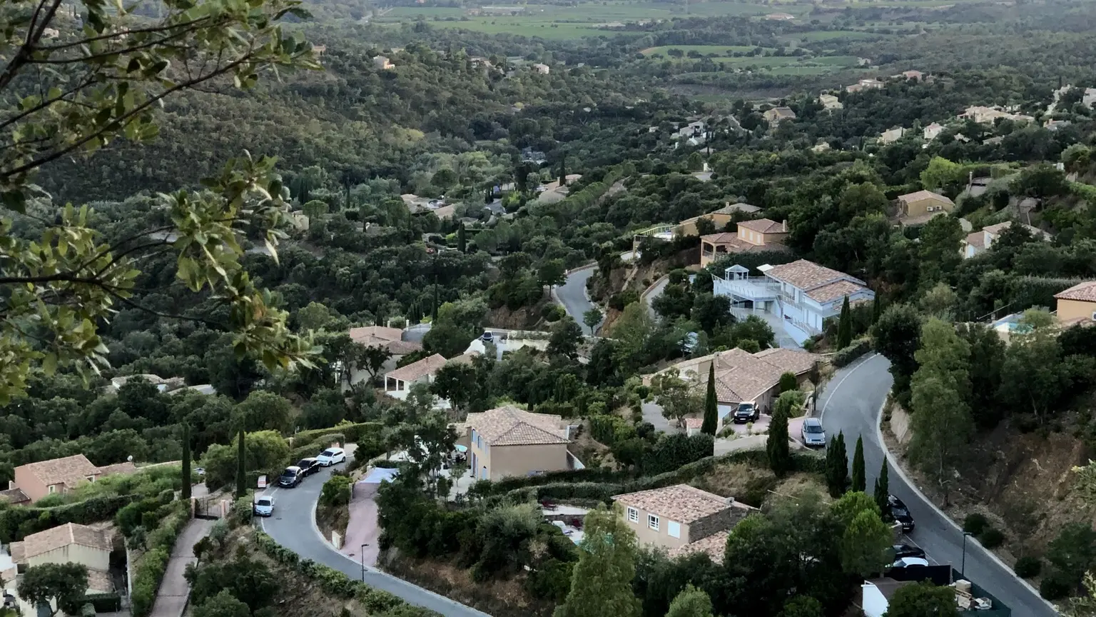 Vue sur Domaine de Valcros