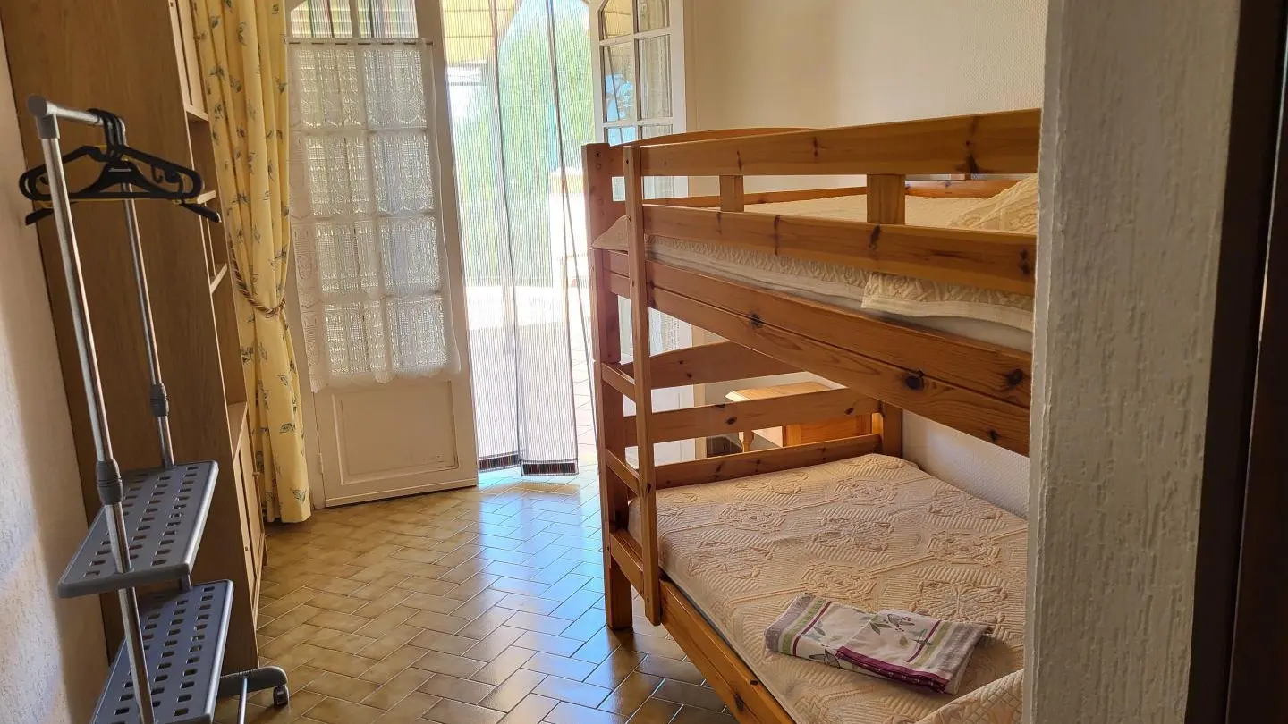 Gîte La terrasse d'Azur-Chambre Lits superposés-Nice-Gîtes de France des Alpes-Maritimes