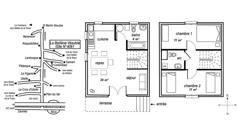 Gîte Epicéa-Le plan-La Bollène-Vésubie-Gîtes de France des Alpes-Maritimes