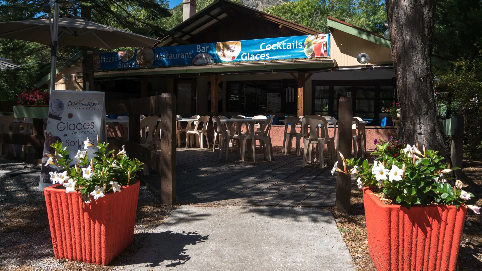 restaurant camping du haut Verdon